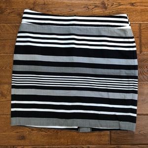 Banana Republic striped mini skirt